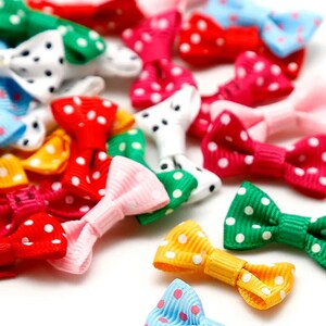 Cinta de grogrén con estampado de lunares, lazo, nudo, para manualidades, decoración, accesorios de costura