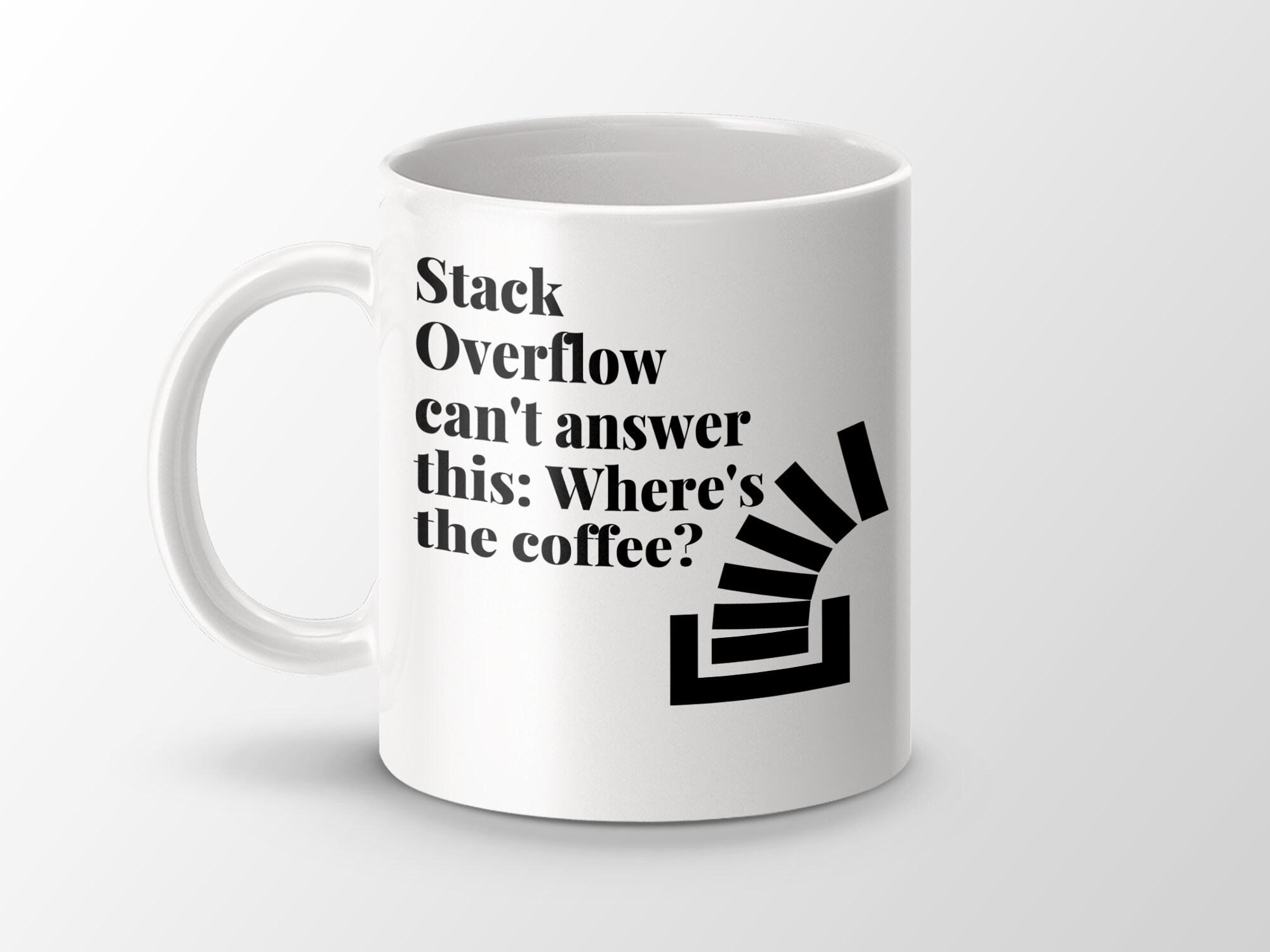 Stack Overflow, Programmer Mug, Coder Mug, Office Mug, Developer ...