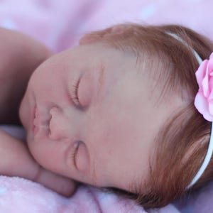 Bebé Reborn Silicona Completa LUNA – Ecoflex Platinum Doll | Full Body Silicone Reborn Baby Girl – Handmade Realistic Art Doll imagen 13