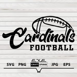 Cardinal Football, Football svg, Cardinal, Cardinals, Cardinals Football Svg, Football, svg, eps,png, sublimation, cut file, vector, digital
