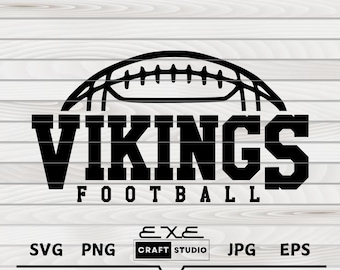 Vikings Football Svg, Vikings svg, Vikings Mascot svg, Vikings School Team svg, Vikings Cheer svg, Vikings Vibes svg, School Spirit