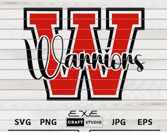 ウォリアーズ SVG、ウォリアーズ チア svg、ウォリアーズ マスコット svg、ウォリアーズ シャツ svg、ウォリアーズ スポーツ svg、スクール スピリット svg、ウォリアーズ ラブ svg、ウォリアー