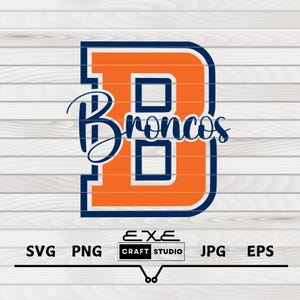 Broncos svg, Broncos Mascot Svg, Broncos Cheer svg, Broncos Shirt svg, Broncos Sport svg, Broncos Mom svg, Broncos Love svg, Broncos png
