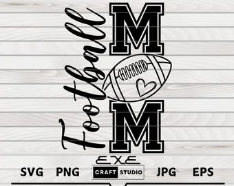 Football Mom svg, Football Mom, Football Svg, Mom, svg, Football svg, Football mom shirt, svg, eps, png, football, cut file, digital, vector
