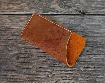 Handmade Leather Watch Case: Single Travel Watch Pouch
