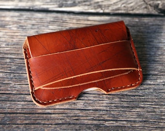 Patrón de tarjetero minimalista de cuero (PDF)