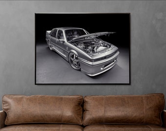 Holden HSV VL Group A SS Walkinshaw Poster Print