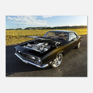 1968 Chevrolet Camaro Poster Print - Muscle Cars | 3 Sizes Available