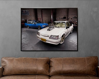 Holden HDT Group A SS Brock Commodores Poster Print - 3 Sizes Available