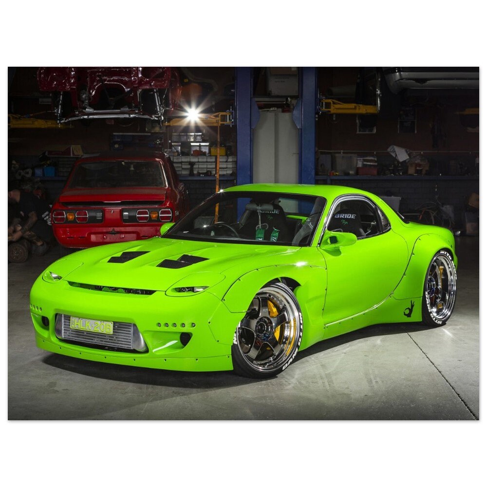 Mazda FD RX7 Rocket Bunny Poster Print - JDM / Japanese / 2000s | 3 ...