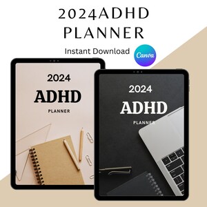ADHD Planner | 2024 Digital Planner | ADHD Digital Planner | GoodNotes Planner | iPad Planner | Daily Planner | Weekly Planner 2024 Planner
