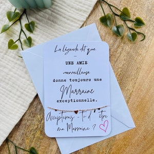 Carte annonce grossesse Marraine, annonce originale, annonce grosses originale, carte anniversaire, annonce sœur marraine