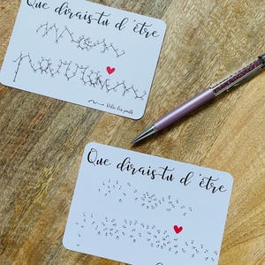 Carte à relier, annonce grossesse, cadeau parrain,  cadeau marraine, annonce originale, annonce grossesse originale