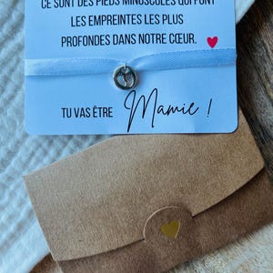 Carte annonce grossesse Mamie, annonce grand mère, annonce grossesse originale, future mamie, annonce bébé
