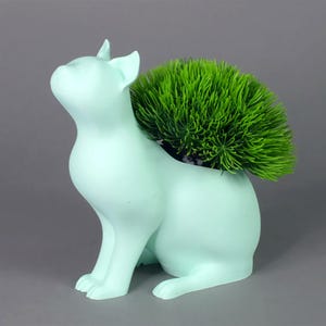 3D Printed Cat Planter – Cute Animal Pot in Various Colors & Sizes