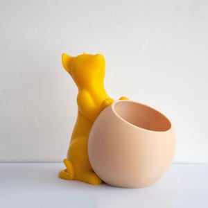3D Printed Cat Planter – Cute Succulent Pot for Cat Lovers