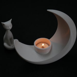 3D-geprinte halve maan plantenbak – moderne minimalistische pot voor vetplanten en woondecoratie