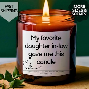 Mother In law Gift Candle Wedding Gift From Daughter InLaw Gift Idea Mother InLaw Birthday Gifts Mother Inlaw Chrismas Gift Mothers Day Gift