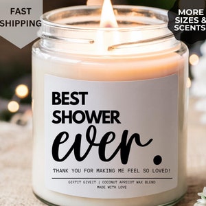 Best Shower Ever Candle Thank You Shower Candle hostess Gifts Ideas Gifts For Baby Shower Host Baby Shower Thank You Gifts For Bridal Shower