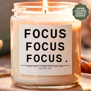 Aromatherapy Candles Gift For Her Good Vibes Happiness Focus Energy Intention Candle For Relax Home Decor Stress Relief Mood Boosting Candle