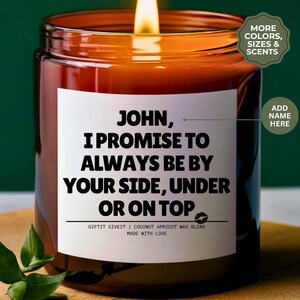 Personalized Boyfriend Gift Candle Anniversary Gift Husband Birthday Gift For Him Boyfriend Birthday Gift Girlfriend Birthday Christmas Gift