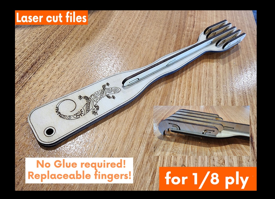 Laser Cut Back Scratcher File – 1/8 Ply No Glue SVG DXF Lightburn - Etsy