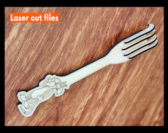 Laser geschnittene Katzenkratz-Bundle - SVG DXF AI Lightburn-Dateien