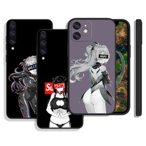 Waifu Senpai japanische Anime Mädchen Hüllen für iPhone SE 11 12 13 14 15 Pro Max + & Samsung S24 S23 S22 S21 A54 A53 A52 A25 A15 A14 A13 4G 5G FE