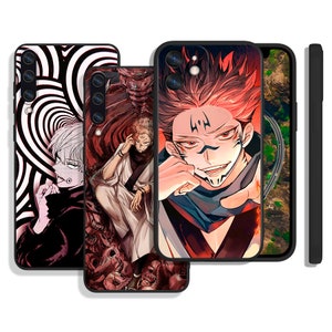 Japanische Anime Manga Schutzhüllen für iPhone SE 12 13 14 15 16 Pro Max & Samsung S25 S24 S23 S22 A16 A55 A54 A25 A15 4G 5G FE