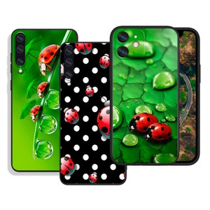 Coques porte-bonheur pour iPhone SE 11 12 13 14 15 Pro Max + & Samsung S25 S24 S23 S22 A55 A54 A53 A25 A15 A14 4G 5G FE