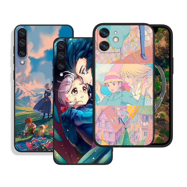 Japanese anime manga protective cases for iPhone SE 11 12 13 14 15 Pro Max + & Samsung S24 S23 S22 S21 A54 A53 A25 A15 A14 A13 4G 5G FE