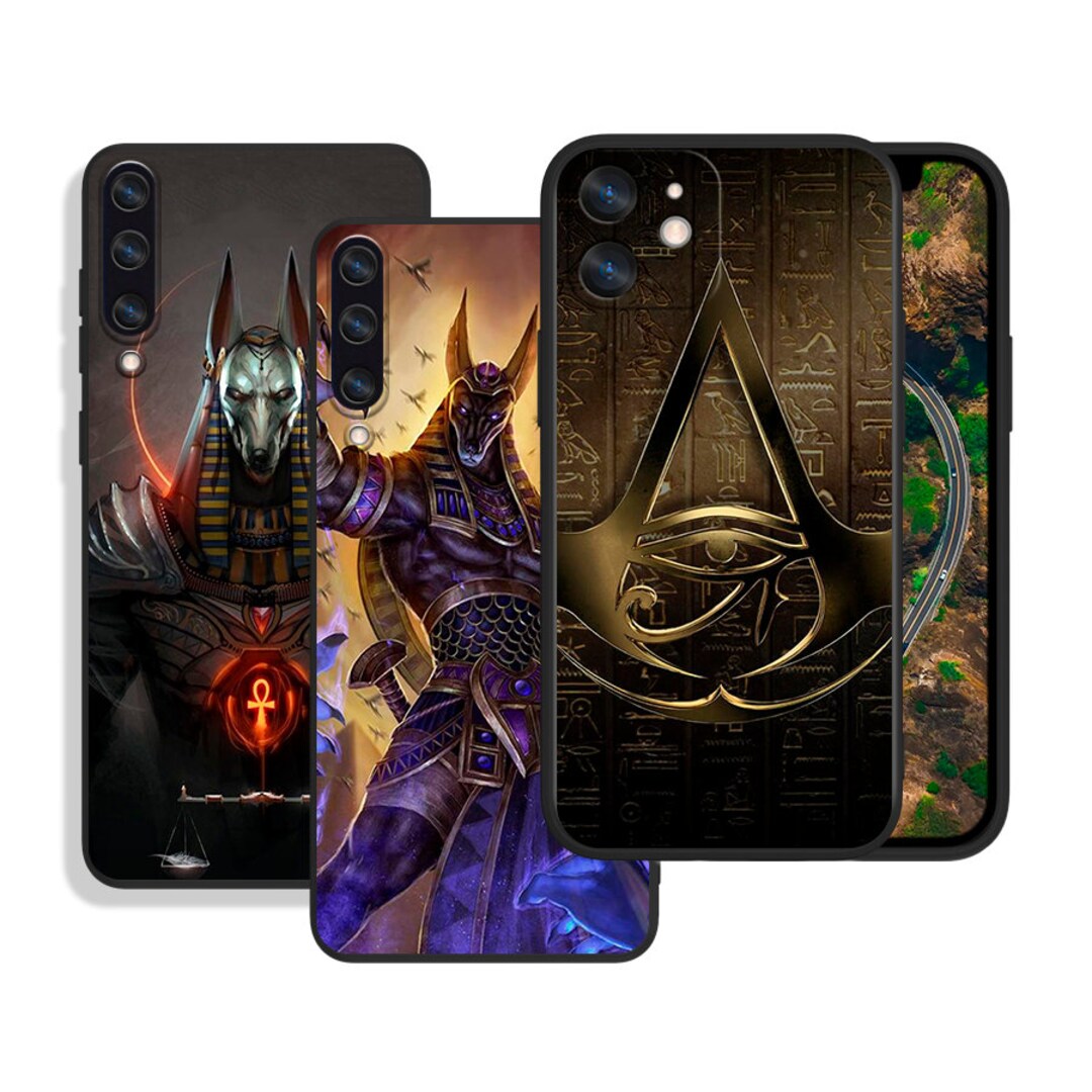 Ancient Egyptian Deities Protective Cases for iPhone SE 12 13 14 15 16 ...