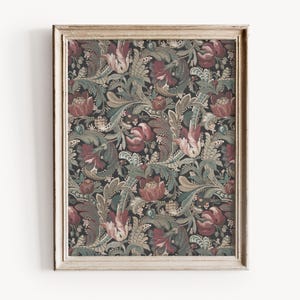 Vintage Blumendruck, Burgunder-Druck, rustikale Blumen, Blumenkunst, Burgunder-Blumendruck, Bauernhausdruck, burgunderfarbene und grüne Wandkunst