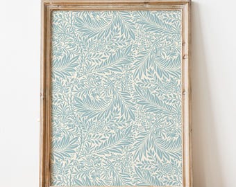 ヴィンテージの白い花の油絵マットポスター | 柔らかいパステルカラー