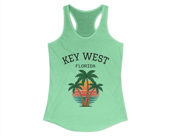 Key West Tank Top | Tropical Island Florida Vacation Beachwear