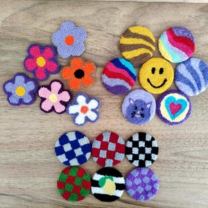 BIG SALE, Car Coasters, Punch Needle Coaster, Cute Frog, Car Accessories, Car Coffee Coasters,8 Ball Rug, Best Friend Gift, New Car Gift