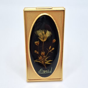 Soporte / Clip de lápiz labial vintage - Lipview - Flores en plástico Renuncia