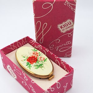 KIGU Boxed Rose Bouquet Lipstick Holder / Clip - Lipview - Lovely Vintage