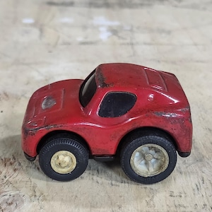 Tonka toy tin sports car toy