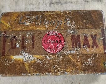 Climax the grand old chew vintage tin can advertising collectible