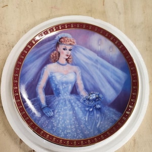 High Fashion Barbie collector plate Danbury Mint 1959 bride to be