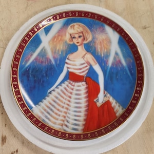 High Fashion Barbie collector plate Danbury Mint 1965 Holiday dance