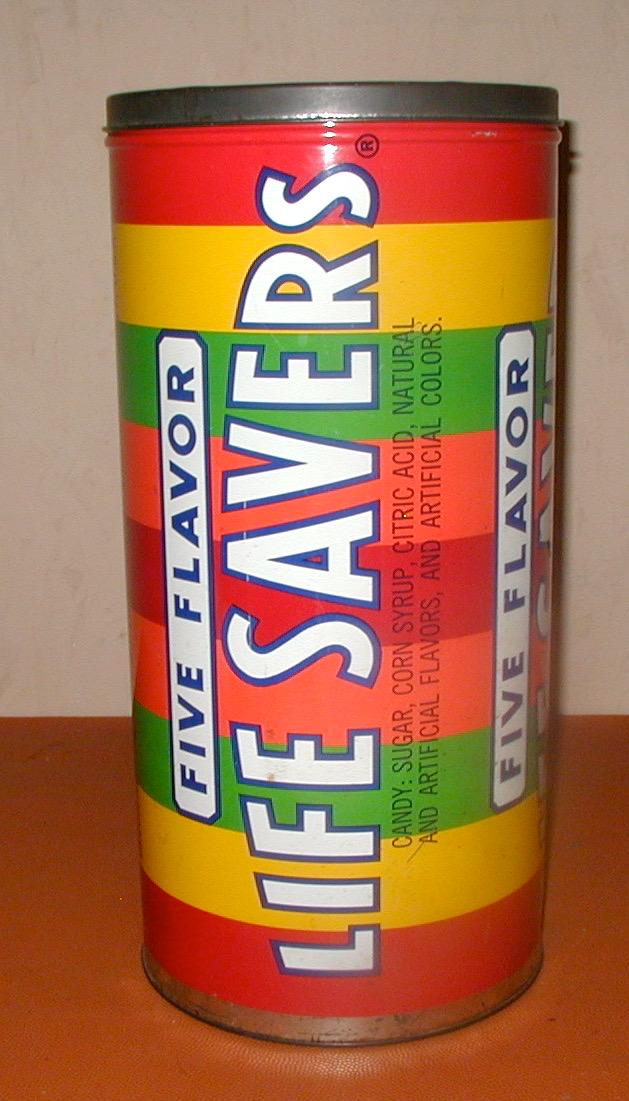 Life Savers Vintage Tin Bank Advertising Collectible Store Display