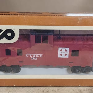 Tyco caboose 328-2 Santa Fe model train NOS in original box HO scale