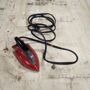 electric kids tin iron toy vintage