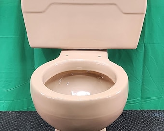 Kohler tan beige toilet vintage Bathroom possible Mexican sand