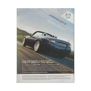 Car Enthusiast Rolled Poster - Vintage Mazda, Auto Decor for Garage, Retro Wall Art, Automotive Collectible, Gift for Him