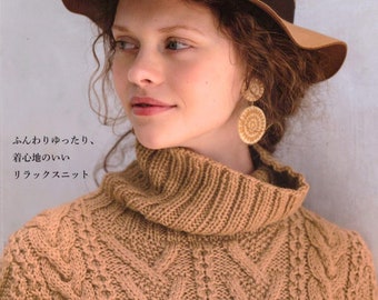 KNT310 -  Japanese Knitting Magazine: Autumn & Winter Women's Patterns Collection - Knitting Needles Ready!