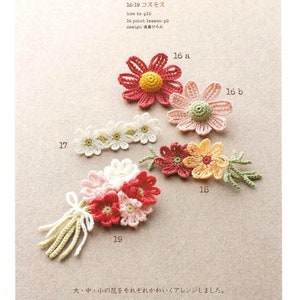 CRC222 Japanese Pattern eBook 100 Flower Corsage Patterns Second Edition Crafting Collection for Clothes, Hats & Gifts image 6