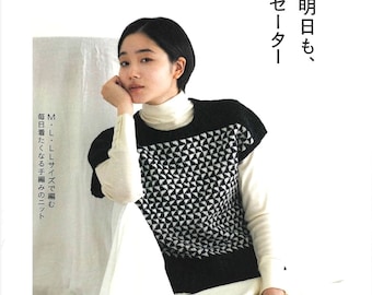 KNT315 - Japanese Knitting Patterns eBook - Pattern Wear and Komono -  Handmade Knitted Items - Instant Digital Download